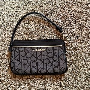 Calvin Klein Black Mini Zip Purse